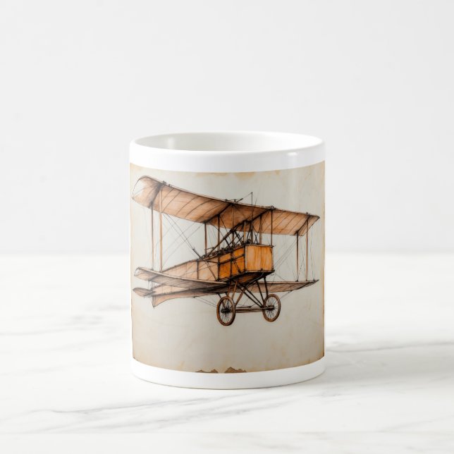 Vintage dubbeldäckare  kaffemugg (Center)