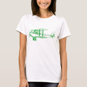 Vintage dubbelplan - Gräsgrön Tee Shirt