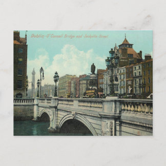 Vintage Dublin Bridge Vykort