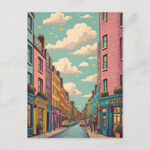 vintage Dublin Ireland Vykort