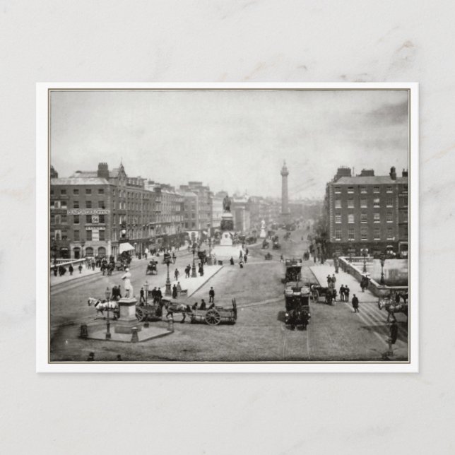 Vintage Dublin, Irland - vykort (Framsida)
