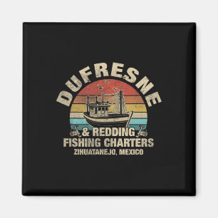 Vintage Dufresne and Redding FishCharters Magnet