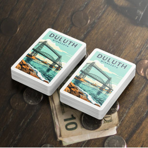 Vintage Duluth Minnesota Casinokort
