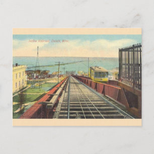 Vintage Duluth Minnesota Incline Railroad Postcard Vykort