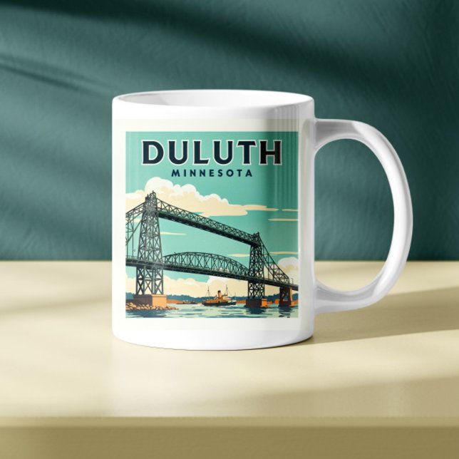 Vintage Duluth Minnesota Kaffemugg (Skapare uppladdad)