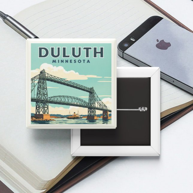 Vintage Duluth Minnesota Knapp (Skapare uppladdad)