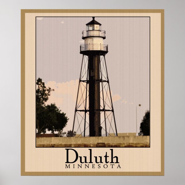 Vintage Duluth Minnesota Poster (Framsidan)
