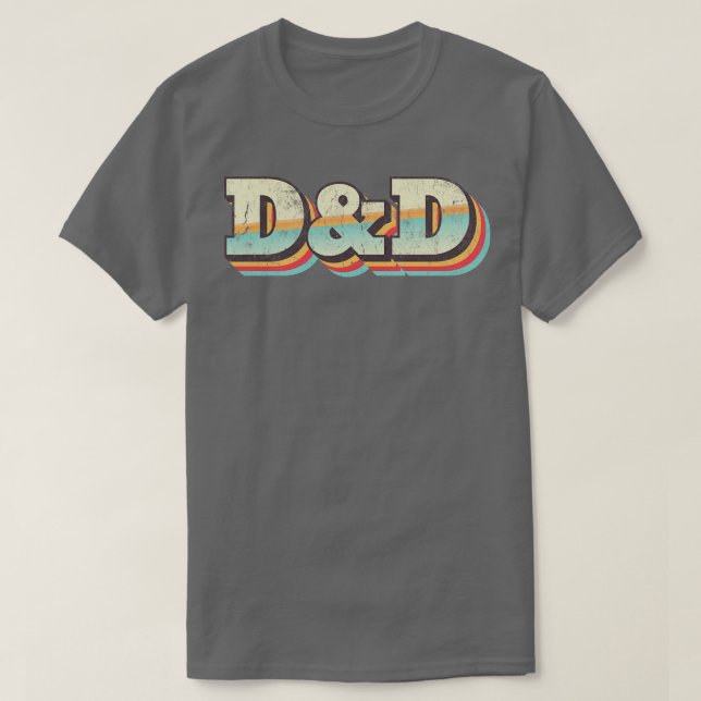 Vintage Dungeons Dragons T Shirt (Design framsida)
