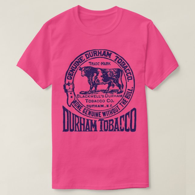 Vintage Durham Tobacco T Shirt (Design framsida)
