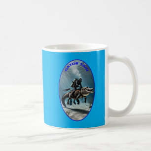 Vintage Dyka Diver Riding an Alligator URM Kaffemugg