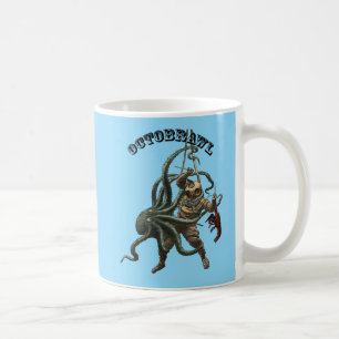 Vintage Dykare med en Bläckfisk och en Hummer URM Kaffemugg