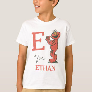 Vintage - E är till Elmo   Lägg till ditt namn T Shirt