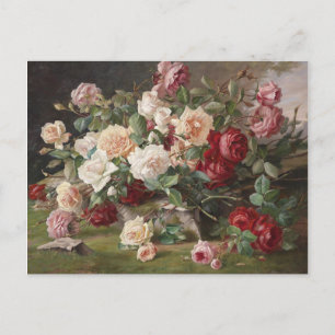 Vintage E. Hariel Ro still Life Vykort