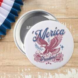Vintage Eage Patriotic USA Eagle Knapp