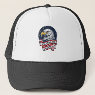 Vintage Eagle Patriotisk Band Vektor Tröja Design Keps