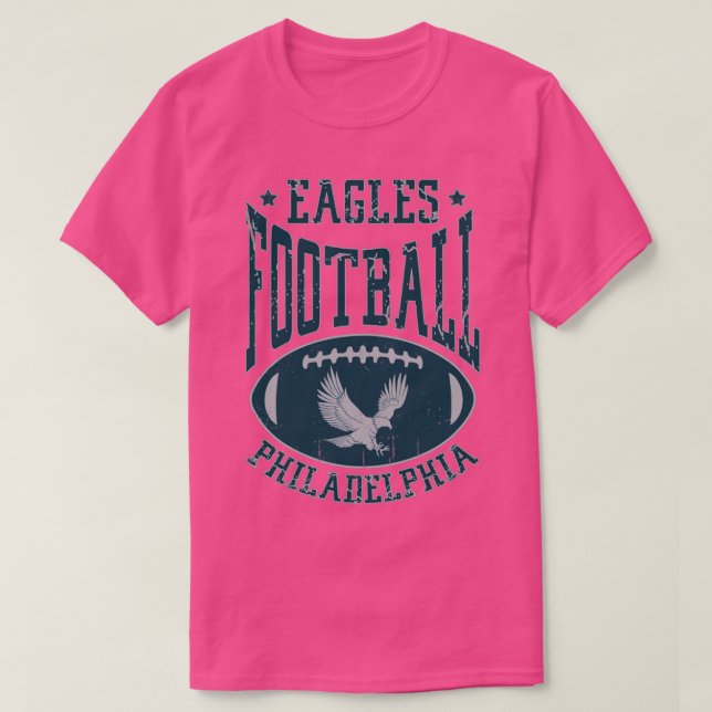 Vintage Eagles Football Philadelphia T Shirt (Design framsida)