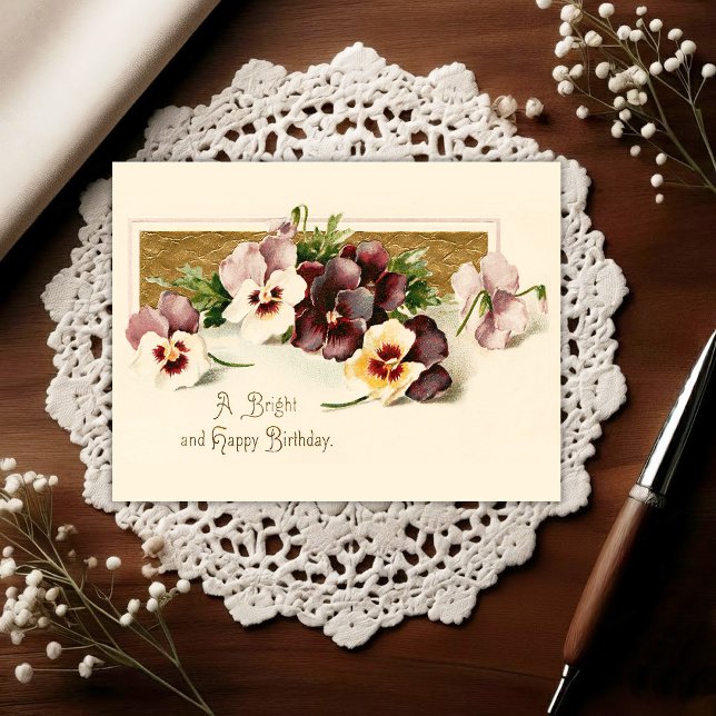 Vintage Early 1900's Birthday Greeting Postcard Vykort (Skapare uppladdad)