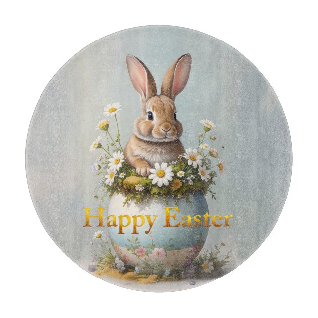 Vintage Easter Bunny with daisies (Framsidan)