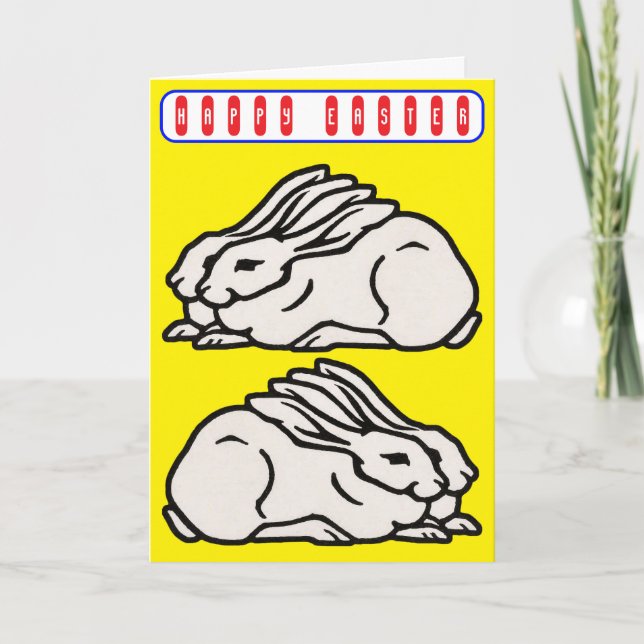 Vintage Easter Kort (Framsida)