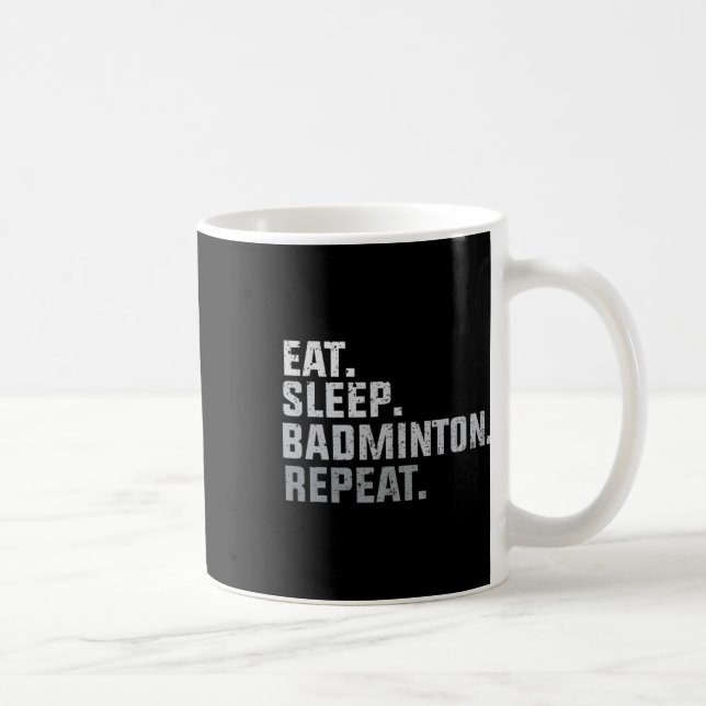 Vintage Eat Sömnbad Badminton - Badminton Fläkt Gi Kaffemugg (Höger)