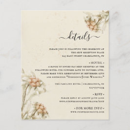 Vintage Edelweiss-kort för vattenfärgshölje