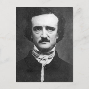 Vintage Edgar Allan Poe Porträtt Vykort