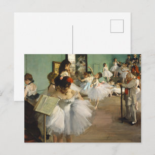 Vintage Edgar Degas Balettlektionen Balettkonst Vykort