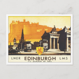 Vintage Edinburgh LNER Vykort