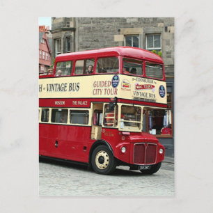 Vintage Edinburgh Tour Buss, Skottland, Förenade k Vykort