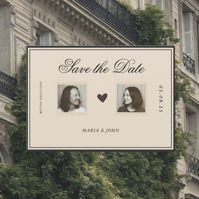 Vintage Editorial Facing two Portrait (Skapare uppladdad)