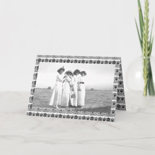 Vintage Edwardian Women Kort (Framsida)