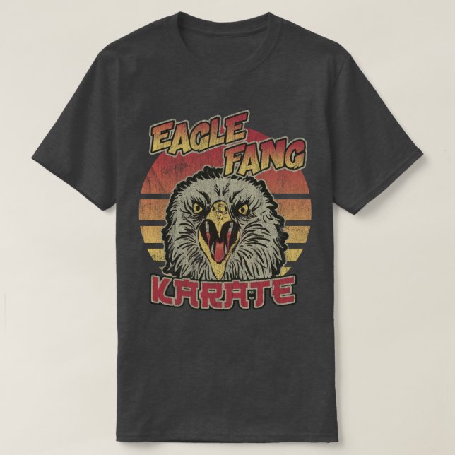 VINTAGE EGLE FANG KARATE T SHIRT (Design framsida)