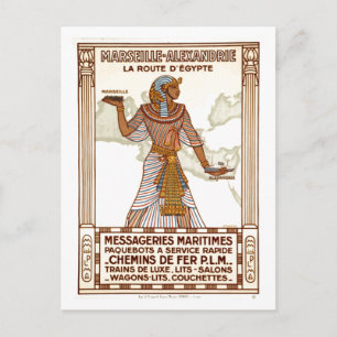Vintage Egypt Resor Vykort