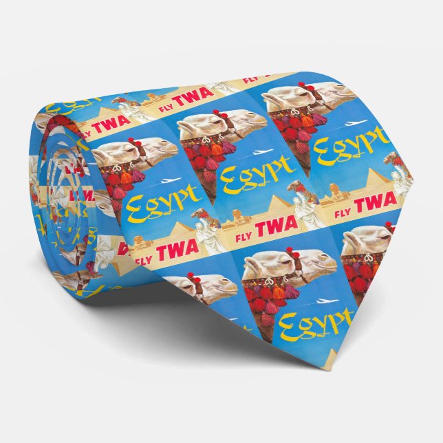 Vintage Egypten Luft Travel Advertisement Slips (Rullad)