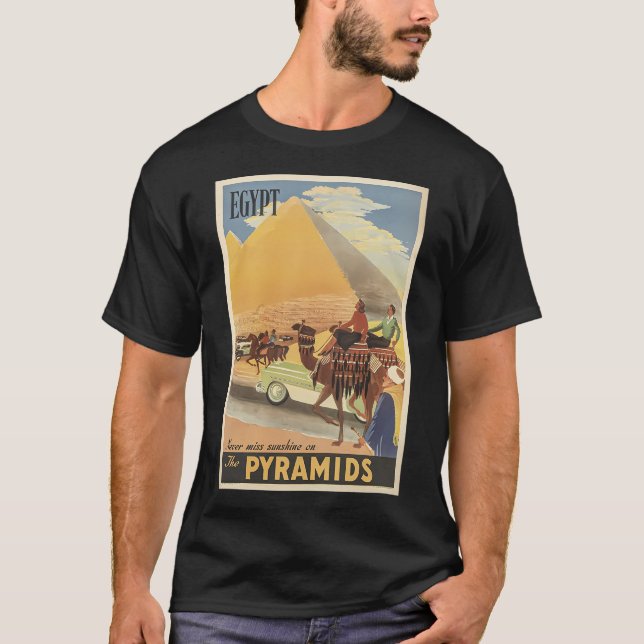Vintage Egypten T Shirt (Framsida)