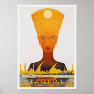 Vintage Egypten Travel Advertising Art Poster