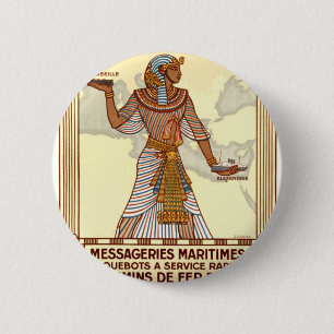 Vintage Egypten Travel Knapp