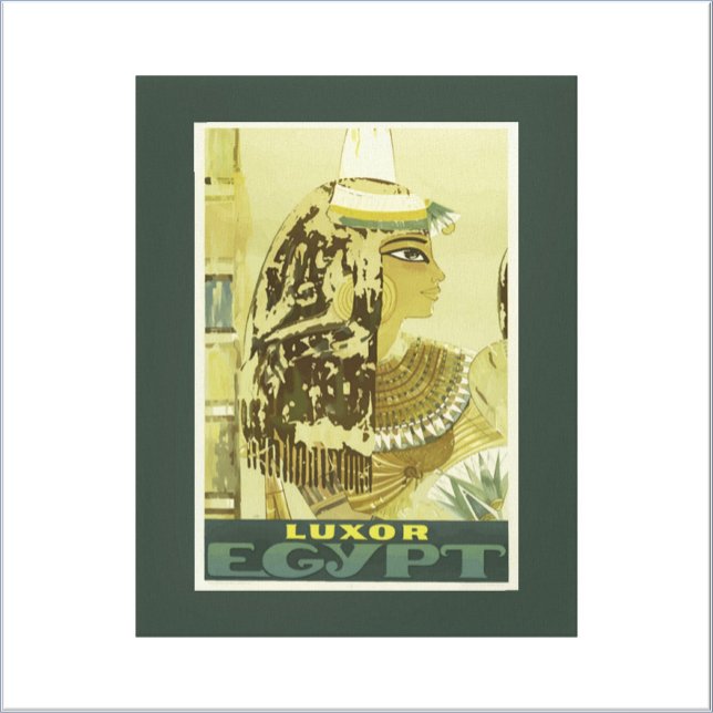 Vintage Egypten Travel Poster Canvastryck (Skapare uppladdad)