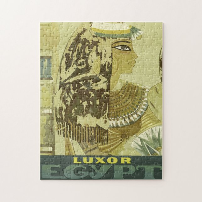 Vintage Egypten Travel Poster Pussel (Vertikal)