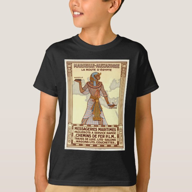 Vintage Egypten Travel Shirts Tee (Framsida)
