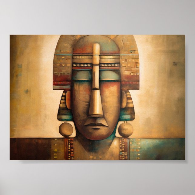 Vintage Egyptian Painting Poster (Framsidan)