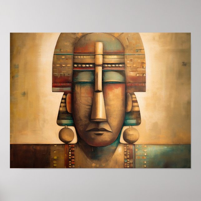 Vintage Egyptian Painting Poster (Framsidan)