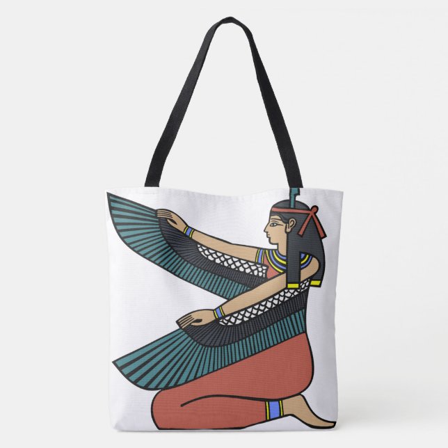 Vintage egyptisk gudinna Isis Tygkasse (Baksida)