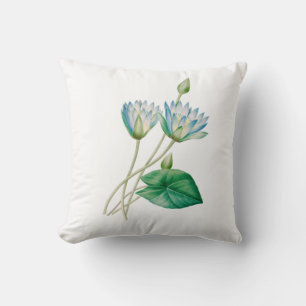 Vintage egyptisk lotusblomma kudde