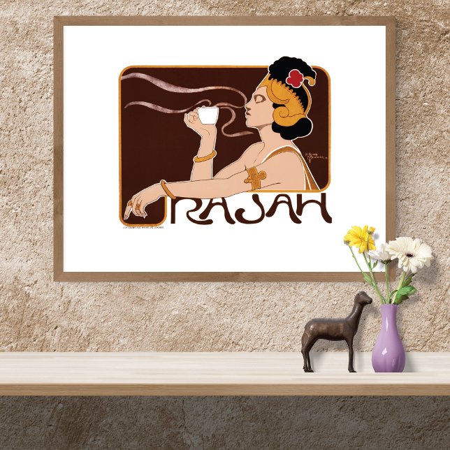 Vintage Egyptiska kaffe Cafe Poster (Skapare uppladdad)