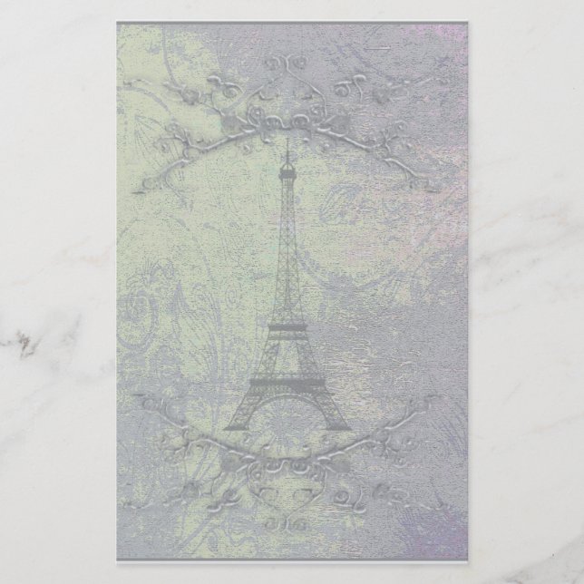 Vintage Eiffel Torn (Framsida)