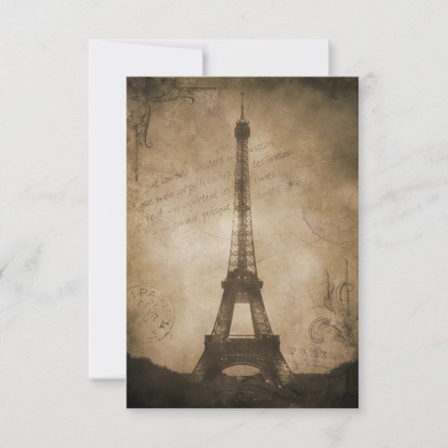 vintage eiffel torn (Framsida)
