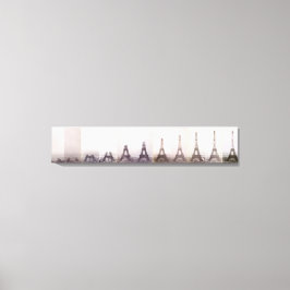 Vintage Eiffel Torn byggfotot Paris Canvastryck