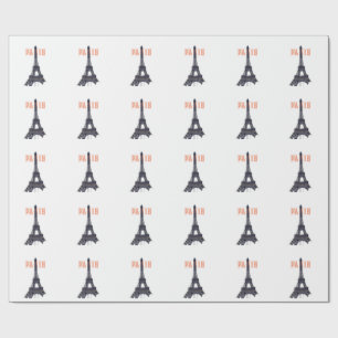 Vintage Eiffel Torn Paris Europe Travel Photo Presentpapper
