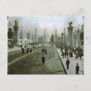 Vintage Eiffel Torn Vykort
